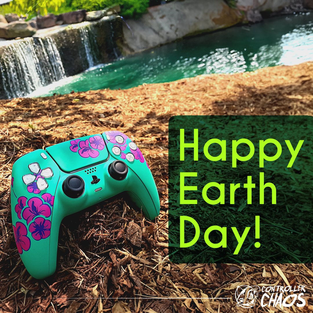 ControllerChaos's tweet image. Happy Earth Day! 

We love playing games as the next gamer, but don&apos;t forget to touch some grass today!🌱🌳🌱 #EarthDay #tuesdayvibe #nature #gaming