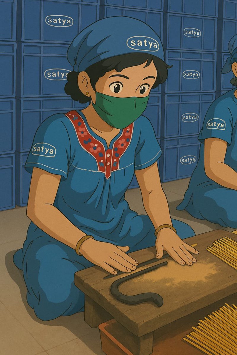 satyamumbai64's tweet image. Looks like it came from a Ghibli dream... but it’s 100% real. Welcome to the world of handcrafted !

#SatyaIncense  #GhibliArt #NagChampa #Aromatherapy #Relaxation #PositiveVibes #FragranceMagic #IncenseLover #Satyamumbai #Womenempowerment