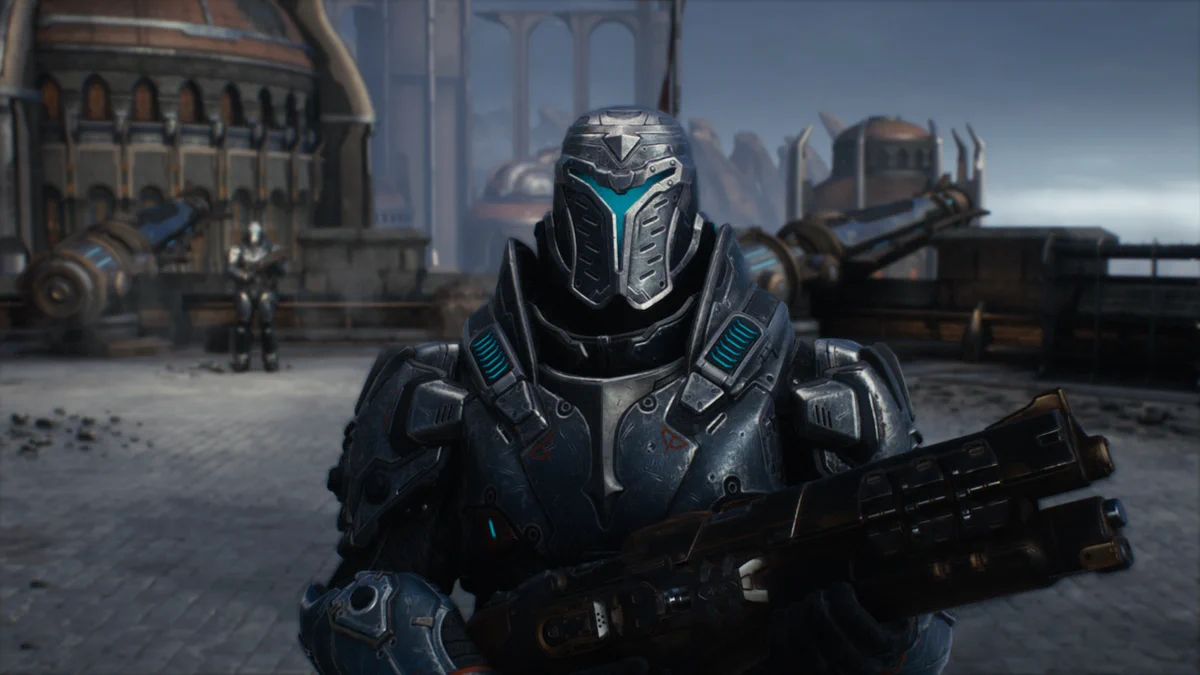 Image from DOOM: The Dark Ages meant to pay homage to the hero of Oblivion. 