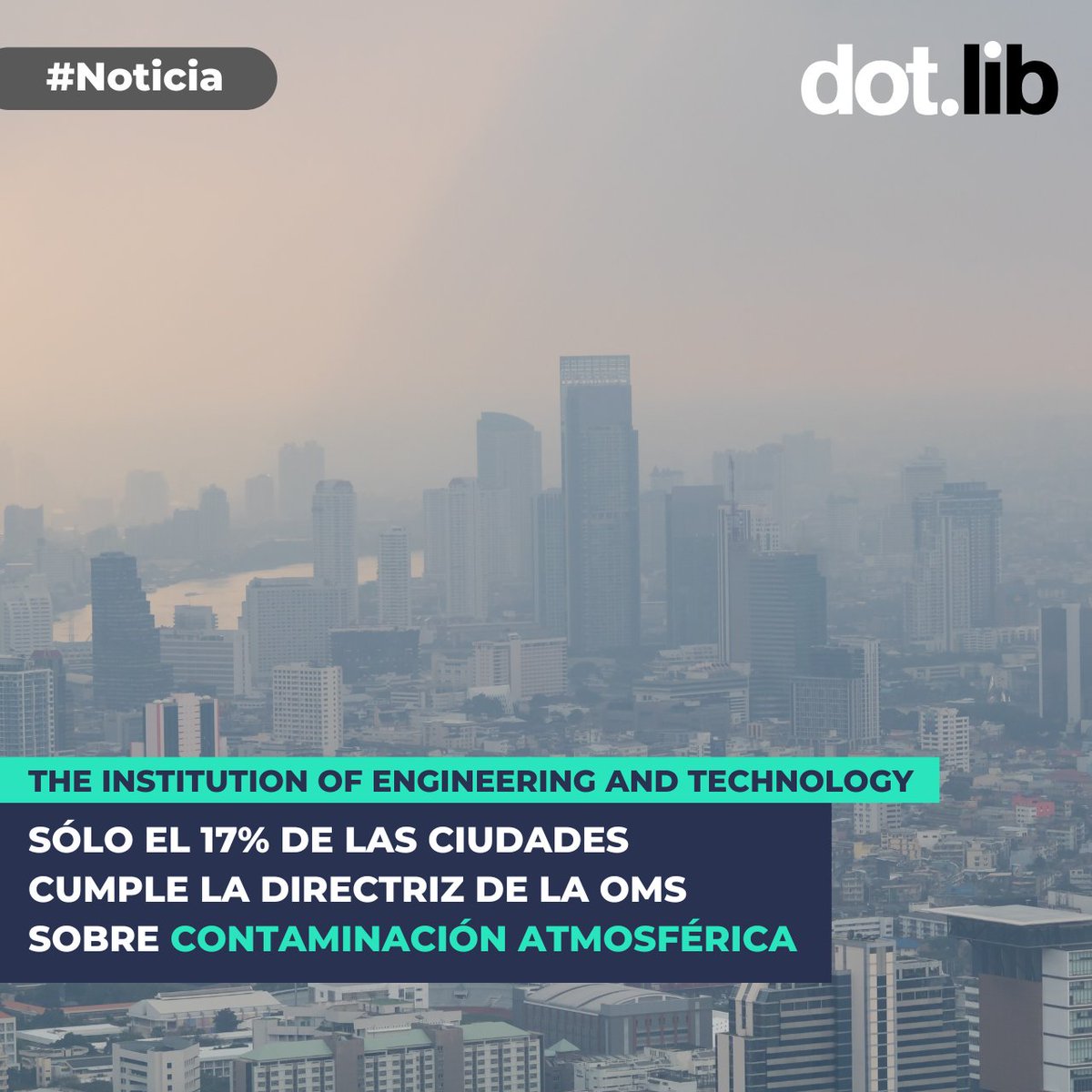 DotLiblatam's tweet image. El análisis se basó en más de 40.000 estaciones de control repartidas por 138 países; de ellas, sólo siete cumplen la recomendación. Más información. 

dotlib.com/es/blog/iet-so…

#DotLib #TheInstitutionOfEngineeringAndTechnology #Contaminación #CalidadDelAire