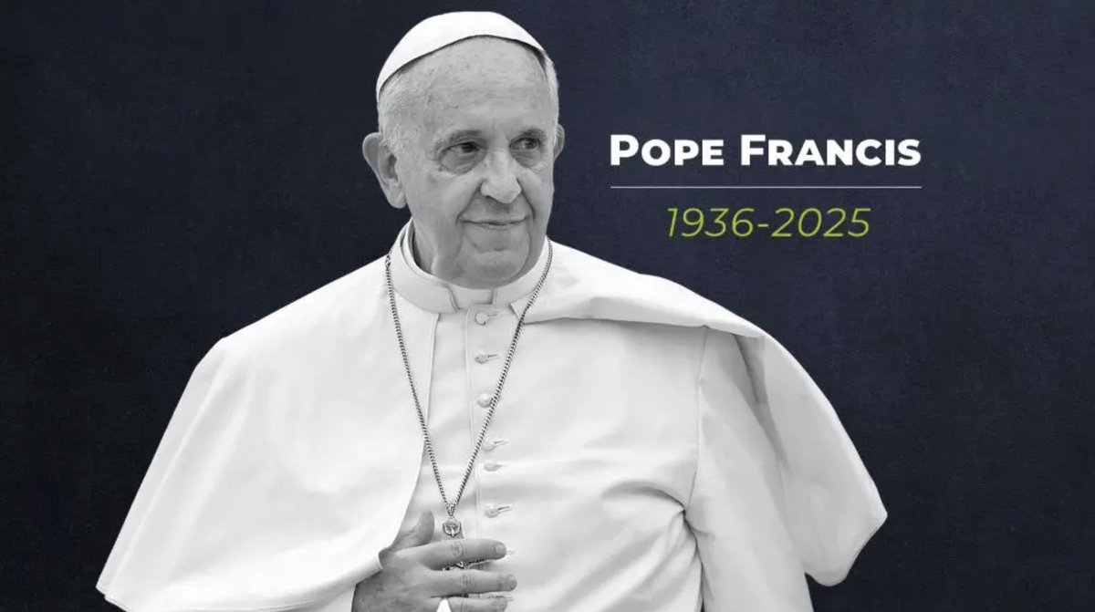 My official statement on the passing of Pope Francis.