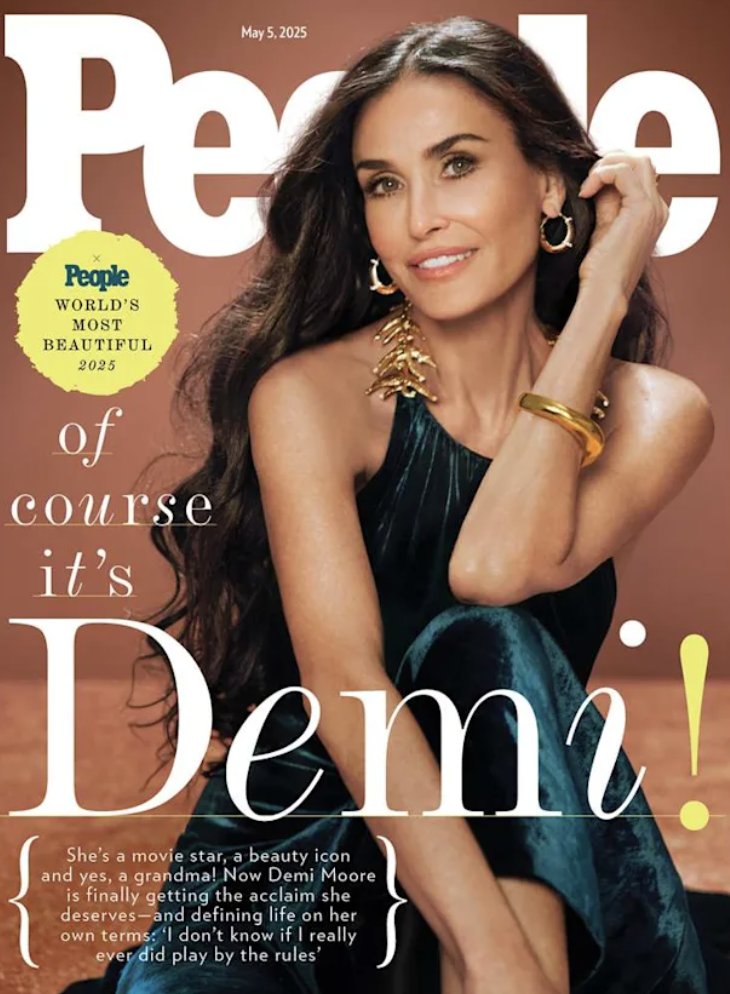 E. Jean Carroll (@ejeancarroll) on Twitter photo 60 is hot. But 62?
62 is People's Magazine's "Most Beautiful.
<a href="/justdemi/">Demi Moore</a> has never looked better!
Photo by Greg Swales 60 is hot. But 62?
62 is People's Magazine's "Most Beautiful.
<a href="/justdemi/">Demi Moore</a> has never looked better!
Photo by Greg Swales