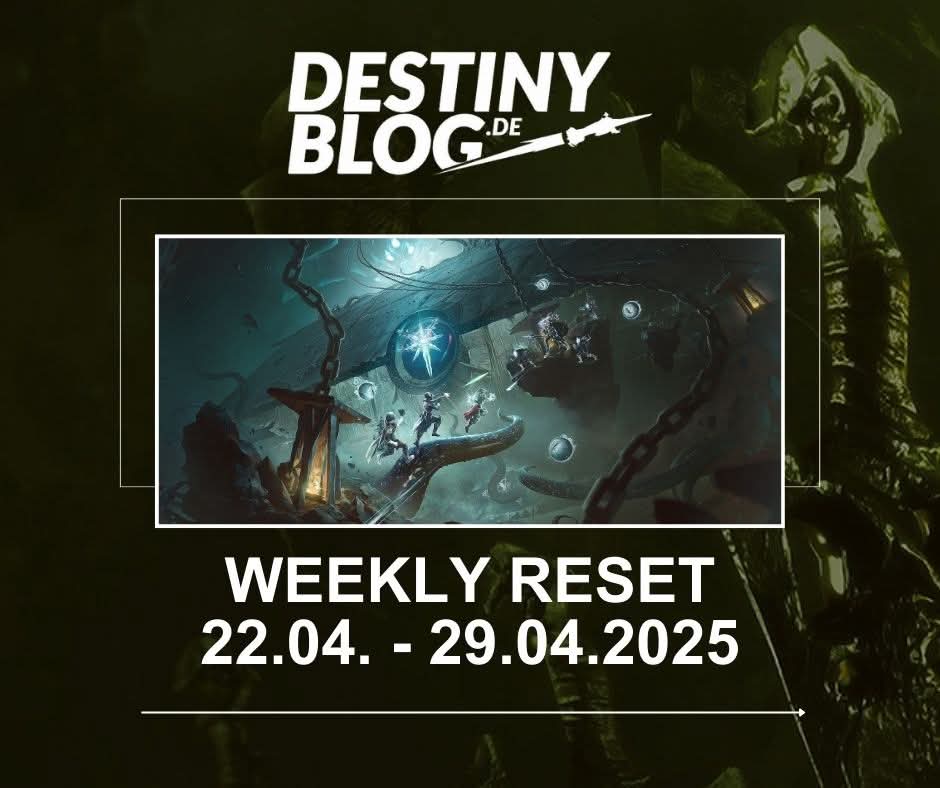 DestinyblogDe's tweet photo. Diese Woche bei Destiny.
#Destiny2 #destinyblogde #reset #heresy #ketzerei #finaleform #finalshape https://t.co/Y6Og3QOYBG