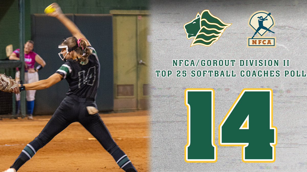 Saint Leo Athletics (@saintleolions) on Twitter photo ππΌππππΏ!
<a href="/SaintLeoSB/">Saint Leo Softball</a> moves up to #14 in the latest <a href="/NFCAorg/">National Fastpitch Coaches Association</a> / <a href="/Go_Rout/">GoRout</a> Division II Top 25 Coaches Poll!
The Lions head to Lynn this weekend for the final road <a href="/D2SSC/">Sunshine State Conference</a> series of 2025!
πbit.ly/4lIGfLr
#GOLIONS π¦ | #SAINTLEO1PRIDE π¦ ππΌππππΏ!
<a href="/SaintLeoSB/">Saint Leo Softball</a> moves up to #14 in the latest <a href="/NFCAorg/">National Fastpitch Coaches Association</a> / <a href="/Go_Rout/">GoRout</a> Division II Top 25 Coaches Poll!
The Lions head to Lynn this weekend for the final road <a href="/D2SSC/">Sunshine State Conference</a> series of 2025!
πbit.ly/4lIGfLr
#GOLIONS π¦ | #SAINTLEO1PRIDE π¦