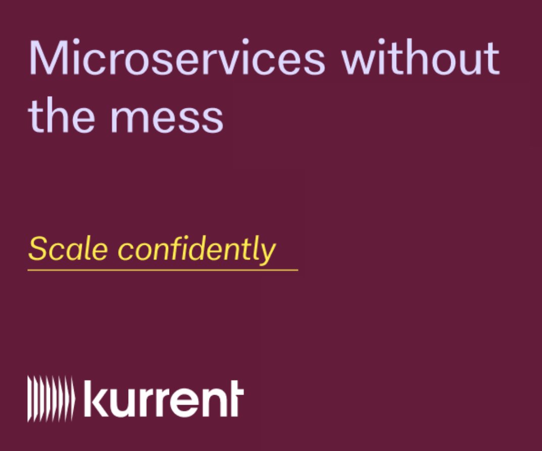 Microservices are hard enough. Your data layer shouldn’t be.

Kurrent Cloud delivers:

🔹 Zero setup hassle
🔹 Data consistency &amp; integrity
🔹 Flexibility to scale with your future needs

🟢 Get up to $200 in free credits: buff.ly/9c5h6Xv

#appdev