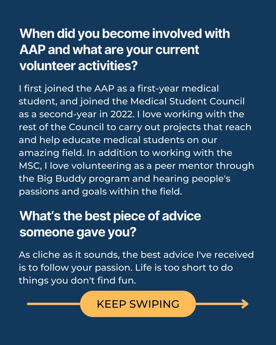 AAPhysiatrists's tweet photo. From reviewing abstracts to mentoring the next generation, AAP volunteers do it all!

This #VolunteerWeek2025, we’re celebrating those who give their time &amp; talent to support academic #Physiatry

Today, we're highlighting Ellese Lupori👏

🖐Get involved: https://t.co/OzPkwHJQWu https://t.co/Z8N0MDyu1t