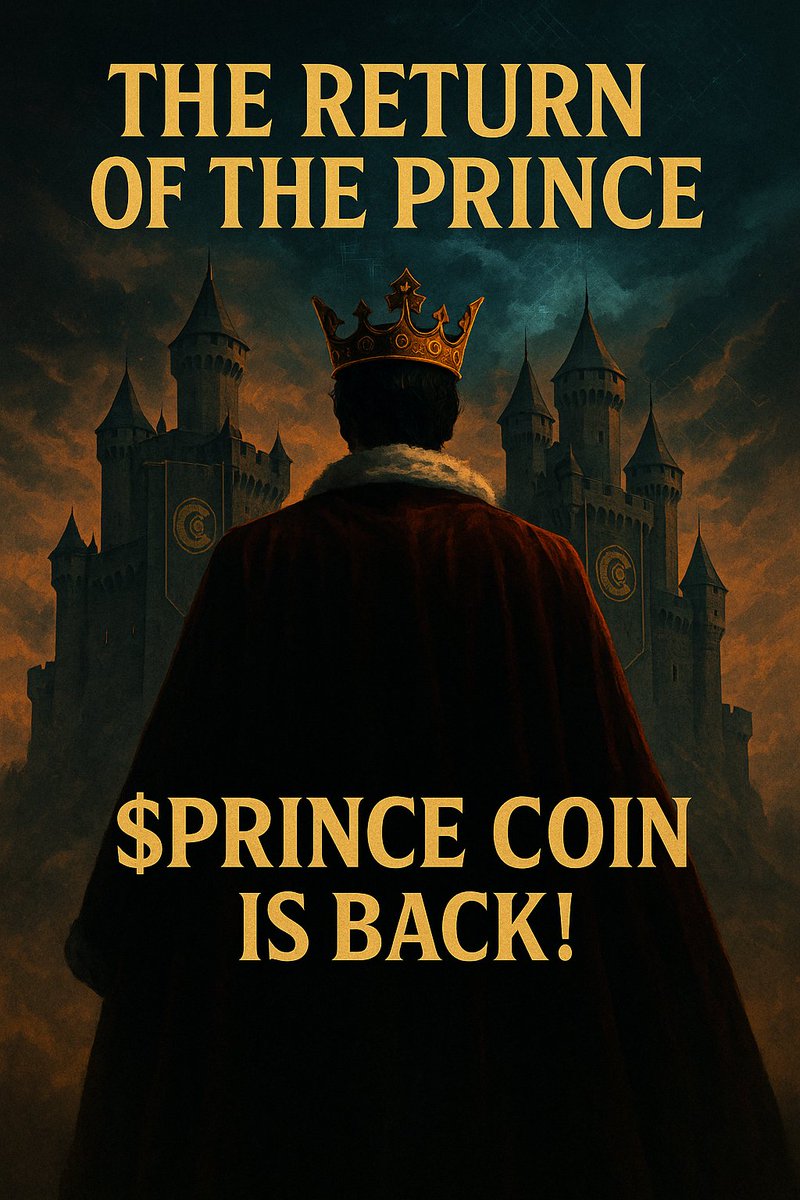 The $PRINCE Has Returned, Rule Your Wallet, Rule the Kingdom💸
Peasants Buy Late, Royals Buy Early💰💎
#PRINCE_COIN to the Moon
Crown First⚜️
#prince_coin #Memes
#memeslaunch #coin #new_launch #CryptoNews