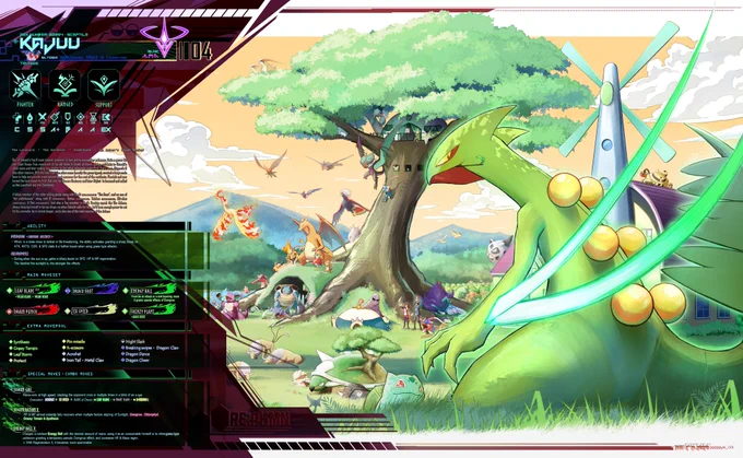 #Pokemon #anipoke #ポケモン #イラスト まとめ ✦ Satoshi's Pokemon Bio [Top 4] 「Re:pkmn」