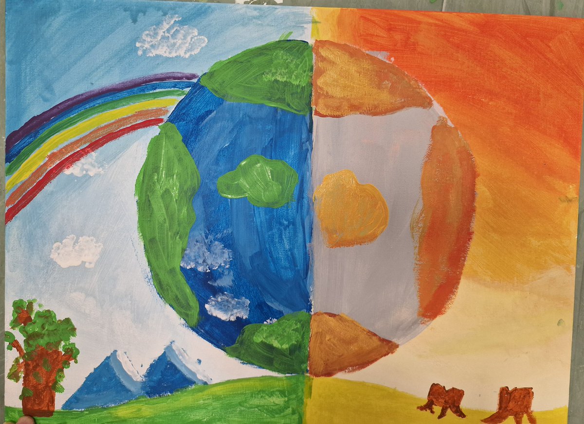 An 'Earth Day' after-school canvas painting event tonight.

Canvas painting events for schools (yrs 1 - 6), clubs, and staff wellbeing. A 2 hour session £150 plus £3 per canvas.