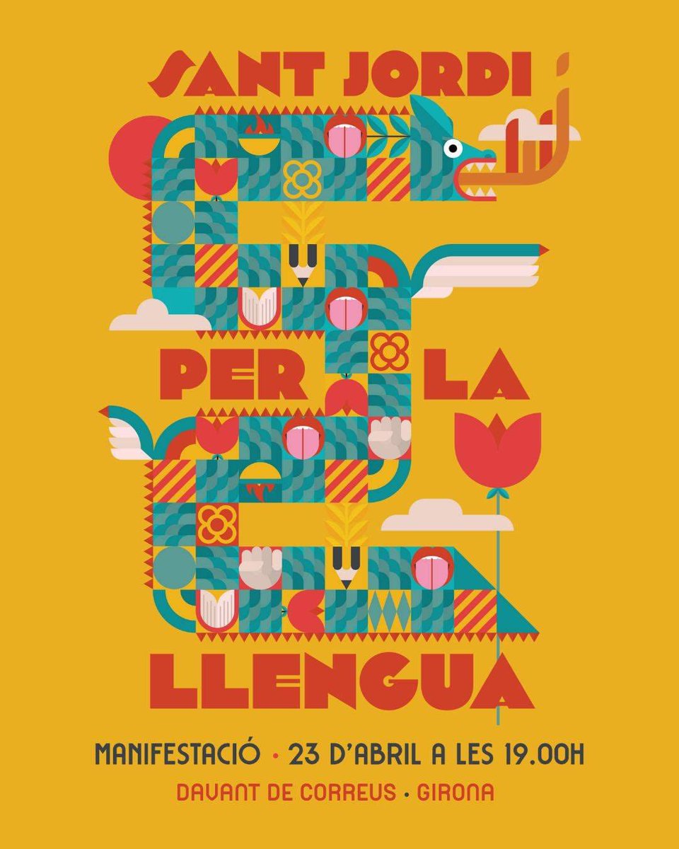 Des de la Fundació CATALUNYA ESTAT ens adherim a la iniciativa de santjordiperlallengua.cat i cridem a manifestar-nos per promoure el català en tots els àmbits!

🗓️ 23 d'abril
🕖 19h
📍BARCELONA: Pl. Universitat
📍GIRONA: Pl. Independència

#SantJordiperlaLlengua

<a href="/StJordixLlengua/">Sant Jordi per la Llengua</a>