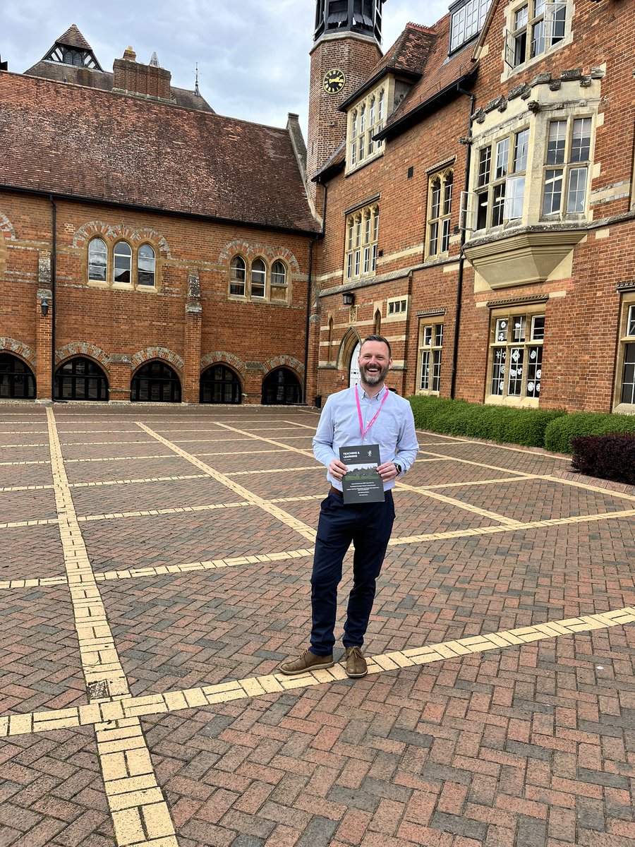 ronniereading's tweet photo. Fantastic day with Mark Roberts @mr_englishteach 
As we journey towards becoming a Co-Ed school we continue to reflect and prepare for everyone to have a sense of belonging, to be heard and understood - whoever they are. Great photo with our T&amp;L magazine Mark! https://t.co/jQN1pff4M9