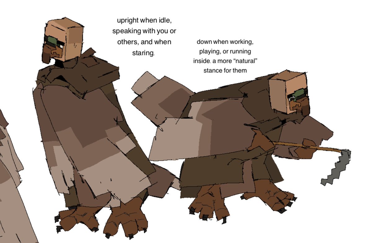 (MINECRAFT) Villager Redesigns :]
