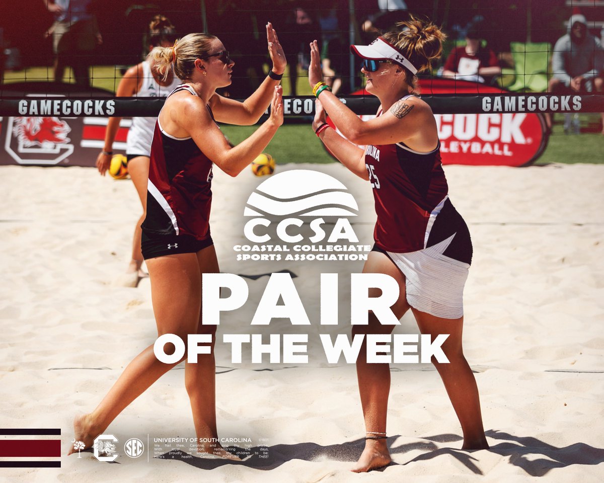 Saving the best for last! Rachel and Riley are the final CCSA Pair of the Week after a 4-0 weekend with a pair of wins over ranked opponents.