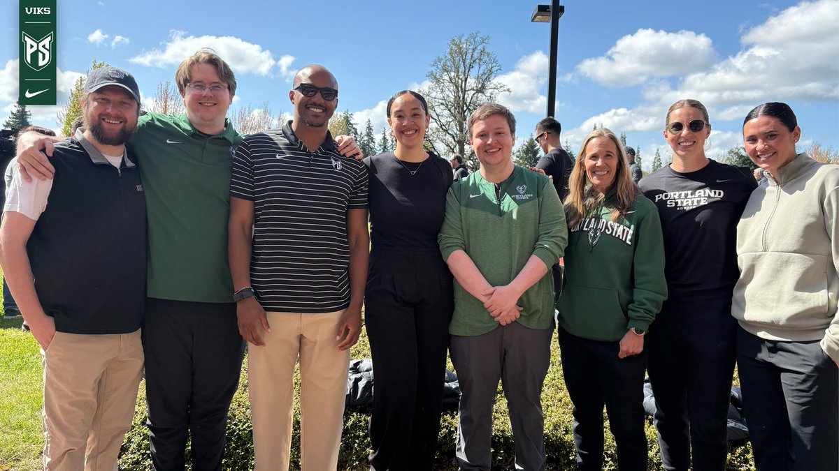 Portland State Athletics (@psuviks) on Twitter photo Representing <a href="/psuviks/">Portland State Athletics</a> on a historic day for our city/region as grounds broken on the new dual training facility for <a href="/ThornsFC/">Portland Thorns FC</a> and <a href="/wnbaportland/">WNBA Portland</a>.
#GoViks | #DefendTheShip Representing <a href="/psuviks/">Portland State Athletics</a> on a historic day for our city/region as grounds broken on the new dual training facility for <a href="/ThornsFC/">Portland Thorns FC</a> and <a href="/wnbaportland/">WNBA Portland</a>.
#GoViks | #DefendTheShip