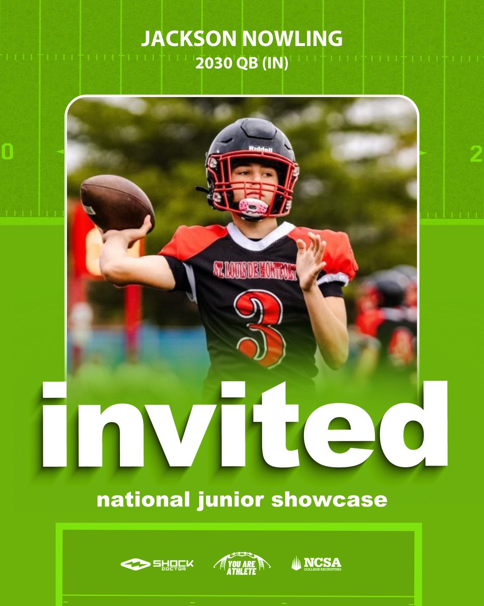 Jackson Nowling (@jrnowling) on Twitter photo thank you <a href="/youareathlete/">You Are Athlete</a> for the invite to Houston Texas to compete in the national junior showcase . <a href="/ShockDoctor/">Shock Doctor</a> thank you <a href="/youareathlete/">You Are Athlete</a> for the invite to Houston Texas to compete in the national junior showcase . <a href="/ShockDoctor/">Shock Doctor</a>