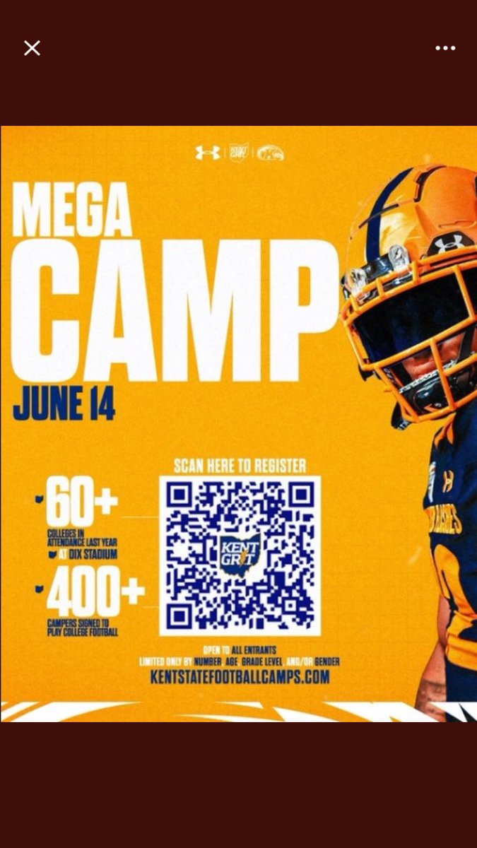 Thank you <a href="/TreyKingDPP/">Trey King</a> for the invitation to <a href="/KentState/">Kent State</a> mega camp!! Blessed🙏🏾