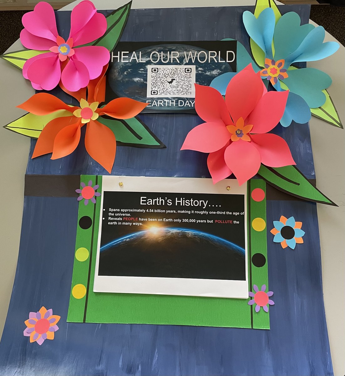 To celebrate #EarthDay this year, the student council at our Annandale campus sponsored a poster-making contest. Students collaborated in their classrooms to create posters showcasing information and photos, and discussed what Earth Day means to them.