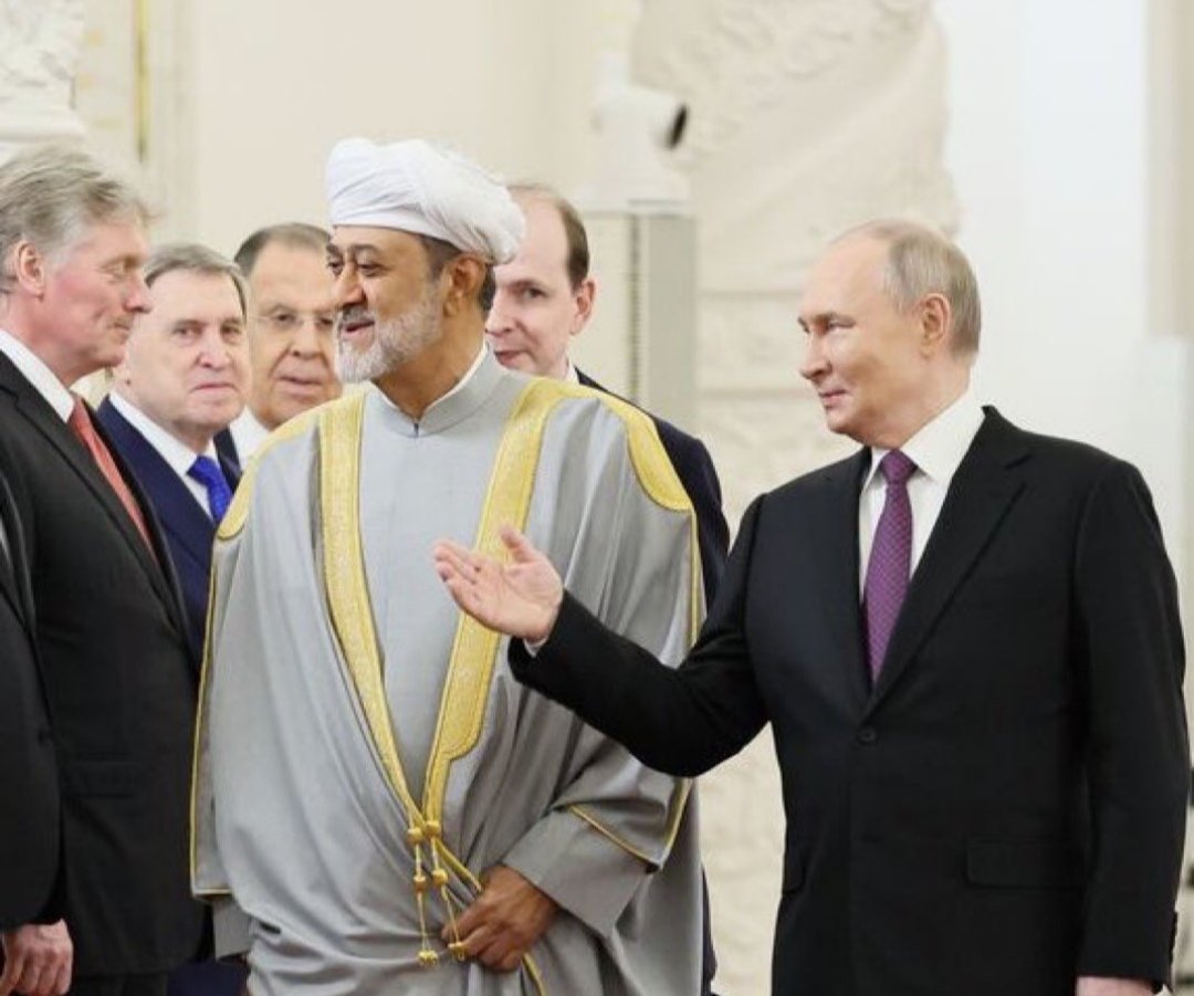 فخر عمان أبو ذي يزن #السلطان_هيثم_في_روسيا