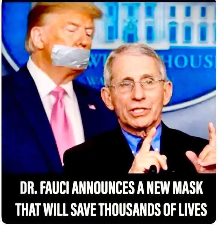 BY1959's tweet photo. Dr Fauci still works for America. https://t.co/iI57H9zUlh