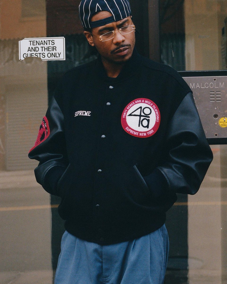 ModernNotoriety's tweet image. Supreme is dropping a collection with Spike Lee's 40 Acres, featuring Lee's films 'Malcolm X' and 'Clockers'
