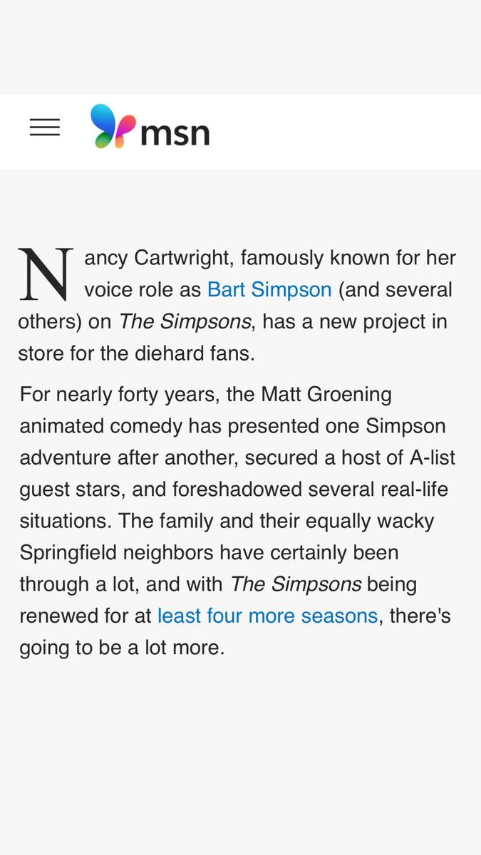 nancycartwright's tweet image. 💛🎙️☁️ msn.com/en-us/tv/news/…