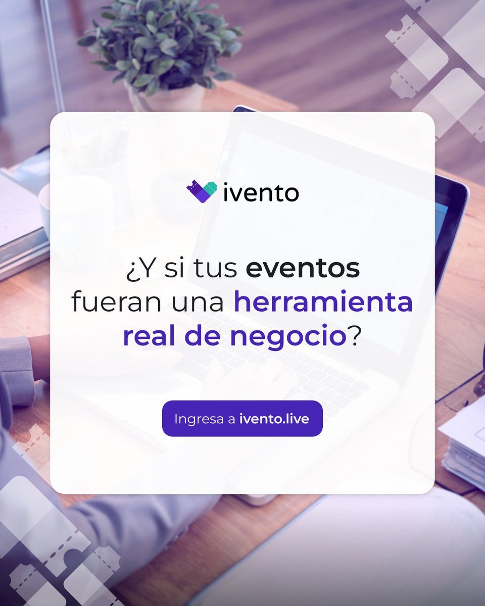 Con Ivento puedes: 

 ✅ Gestionar inscripciones y accesos 
 ✅ Integrar con tu CRM 
 ✅ Medir la asistencia en tiempo real 
 ✅ Generar reportes automatizados 
 
 #IventoLive #EventosCorporativos #PlataformaEventos #Experiencia360