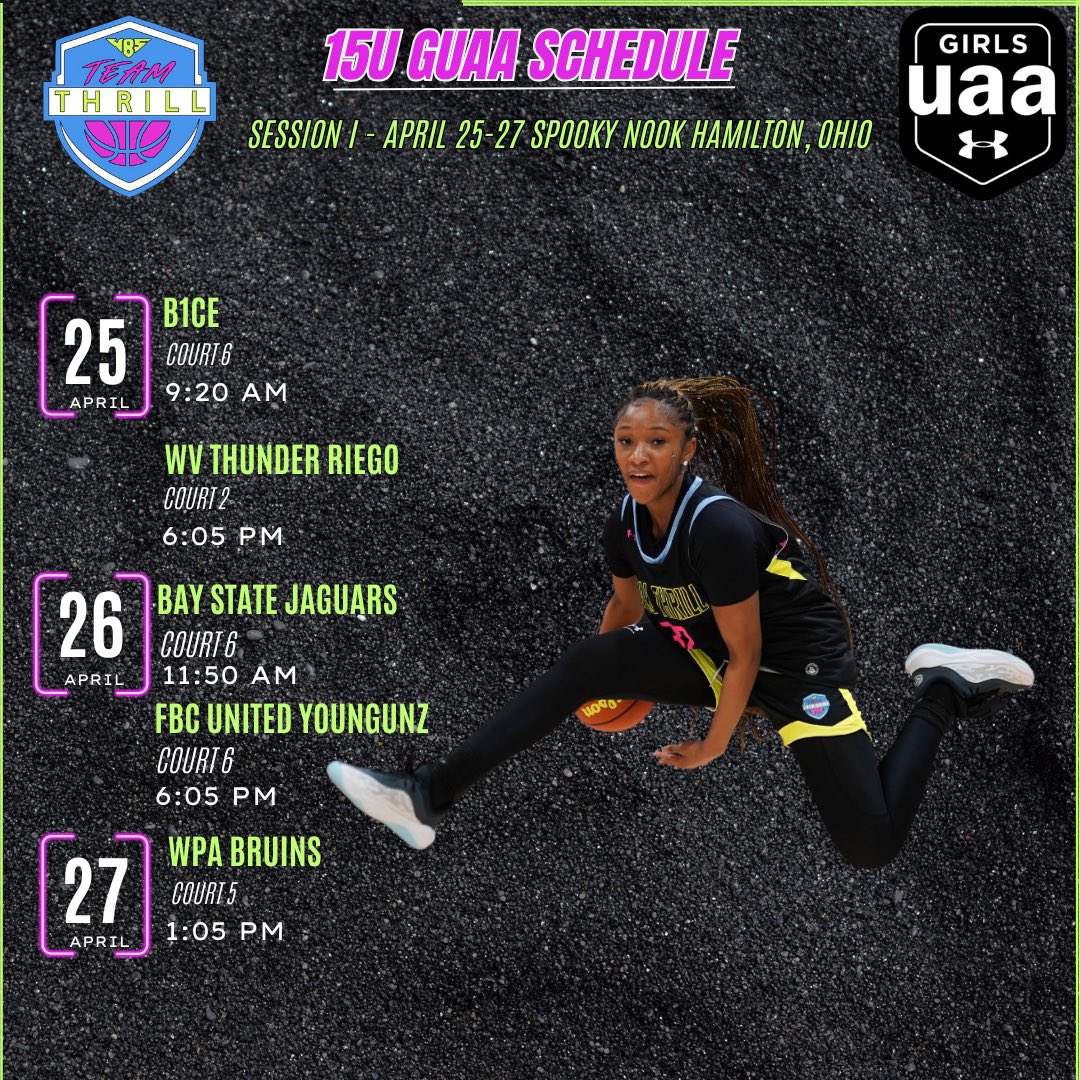 17U, 16U, 15U GUAA schedules for session 1 <a href="/UANextGHoops/">Girls UAA</a>