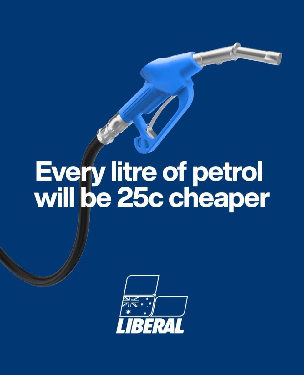 SenatorCash's tweet image. Every litre will be 25c cheaper with Peter.