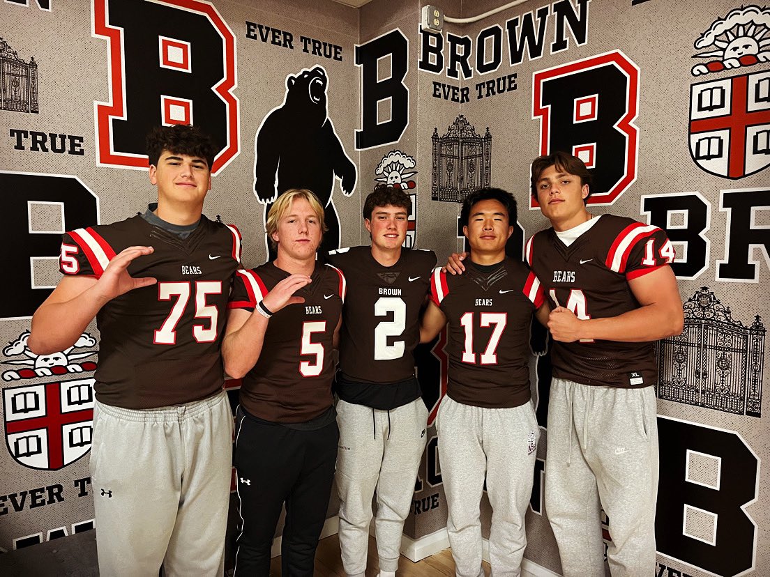 Brown is an awesome place. Academics and Football at a high level. Thank you! C’ss Up!!!