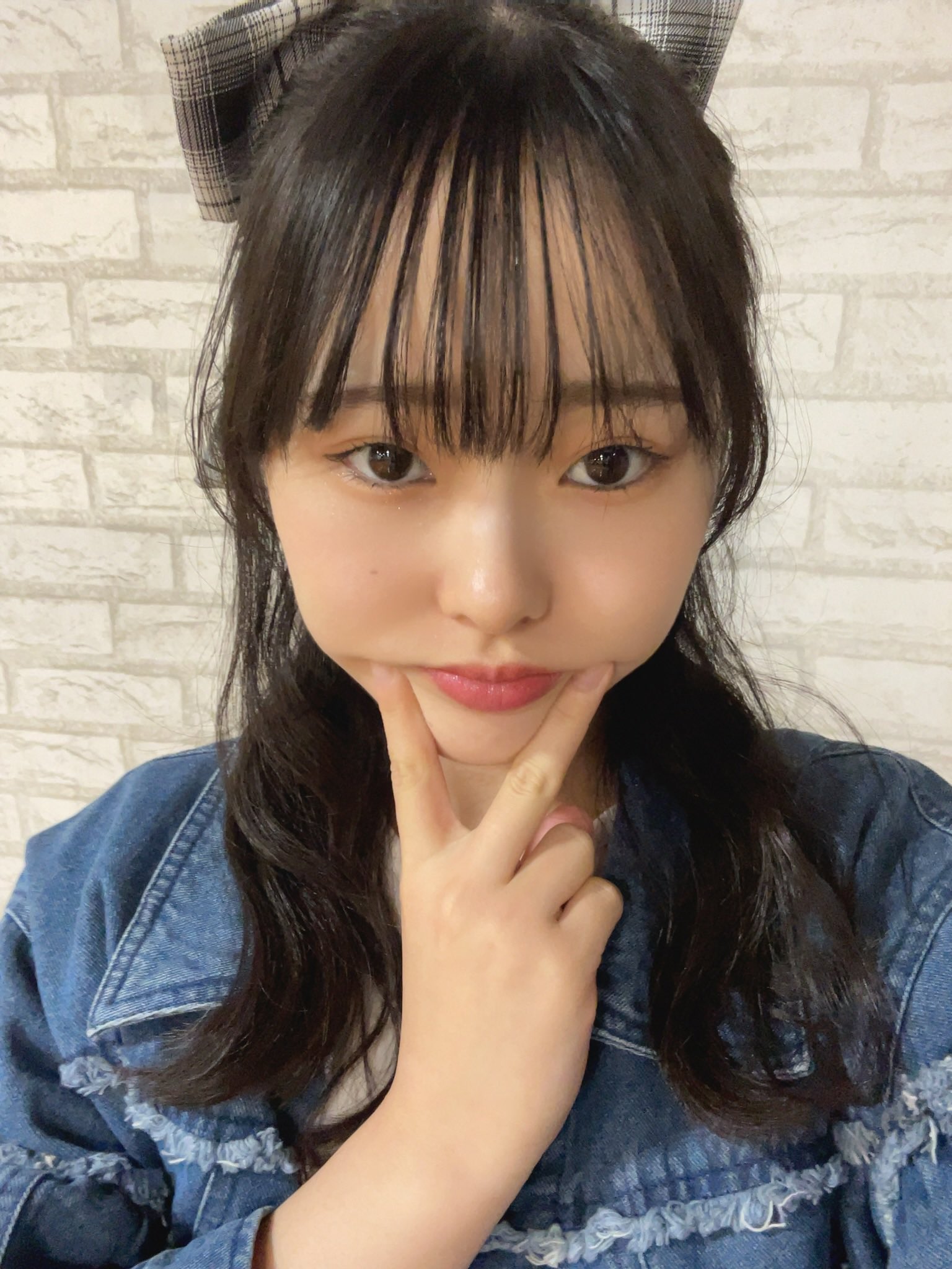 NMB48 中川朋香 直筆 サイン生写真 2024 October ヒキ