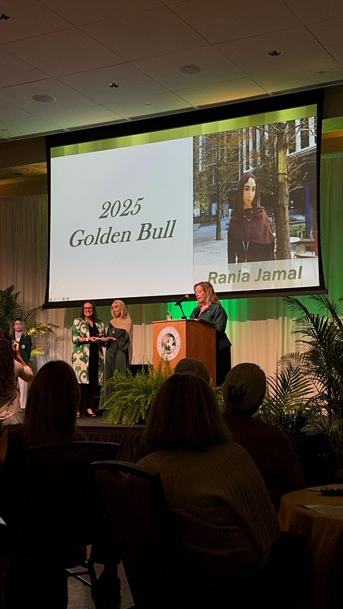 EngineeringUSF's tweet image. 🏅 ICYMI: Three Engineering students have been named 2025 Golden Bull Award recipients📚🌎
-Fernanda Silva Pimenta 
-Eduardo Barbosa Sanchez 
-Rania Jamal🔗Read more here: bit.ly/4cK1k48
#usf #usfengineering #usfgoldenbullawards