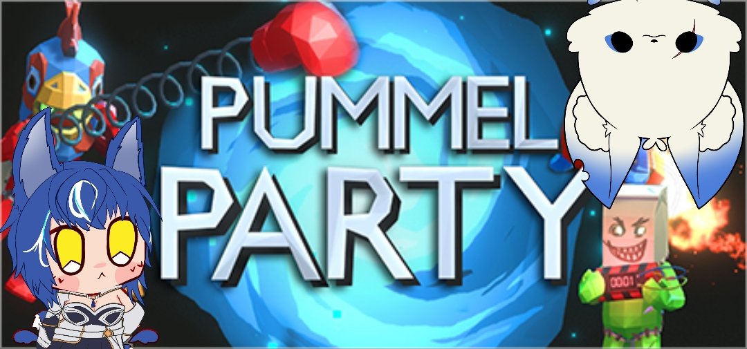Come watch my friends and I beat each other up in pummel party! 🦊 Down in the purple app below 👇