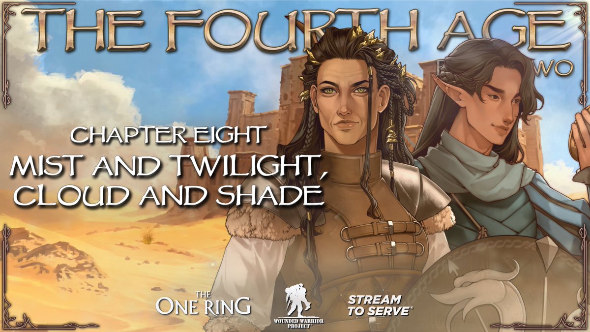 Willpower made physical.
A blast; a truth... a choice to be made. 

The fellowship has made it's point clear within the eastern lands of Rhûn. Now, what shall come next? 

The Fourth Age begins right now.
// twitch.tv/woundedwarrior….