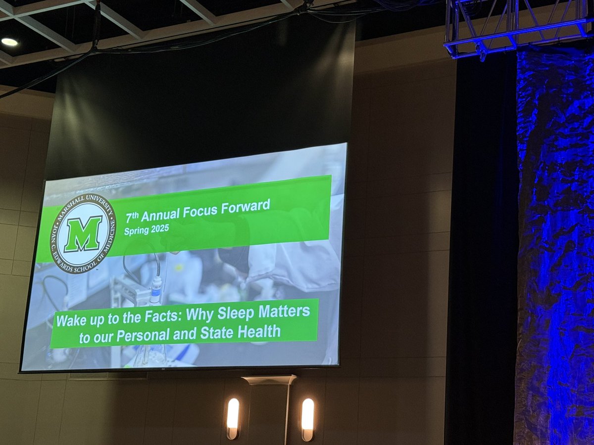 SleepKid's tweet image. Honored to participate among the speakers panel at Focus Forward 2025 representing Marshall University Joan C. Edwards School of Medicine and discuss the importance of sleep in society and in the workplace and beyond to slow down accelerated biological agong and promote longevity