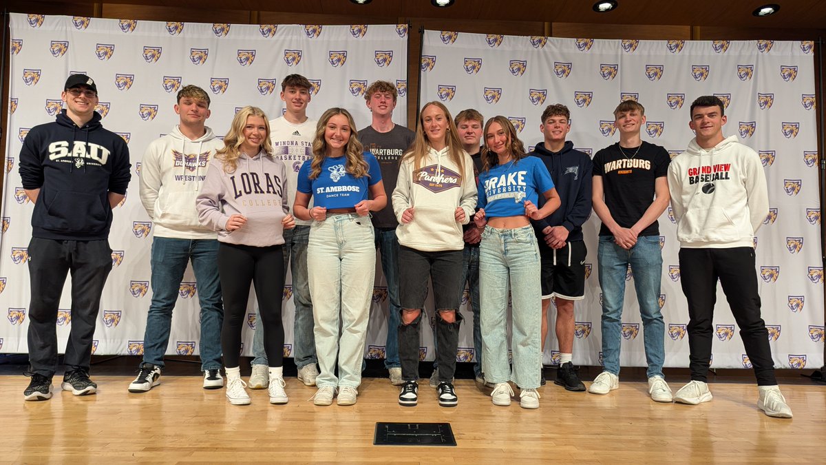 Today, CDHS celebrated 12 incredible seniors who have officially committed to continuing their athletic journeys at the collegiate level! We’re proud of your dedication and can't wait to see all that you will accomplish at the next level!