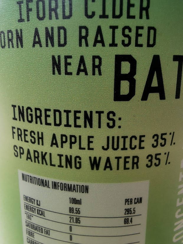 Where are the missing 30% of contents -  or did something go wrong with the makers' arithmetic?