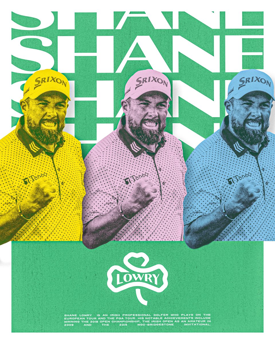 JordanALange's tweet image. Last night, what started as a for-fun graphic of my favorite golfer somehow turned into a logo and brand concept. Lemme know what you think. ☘️🏌️♂️⛳️
@ShaneLowryGolf
#golf #shanelowry #smsports #justforfun #graphicdesign #logo #branding