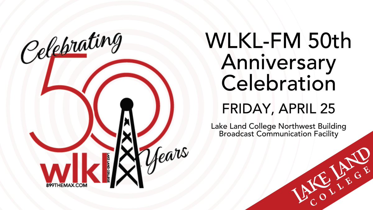 Don't forget this Friday is our 50th Anniversary Celebration! Tune in throughout the day on Friday for some fun events at 899themax.com