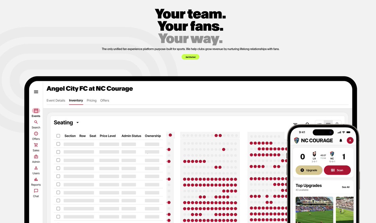 IsabelleTashima's tweet photo. Jump - A fan experience platform that is disrupting the traditional ticketing market for sports. Jump provides a brand-embedded engagement system of record for sports teams to grow, monetize and engage their fan bases. Legacy ticketing platforms all focus on pure volume and provide limited visibility into teams' fan bases with a very commoditized experience... 

Really excited to watch this one scale. 

https://t.co/IcXG0JHjkC