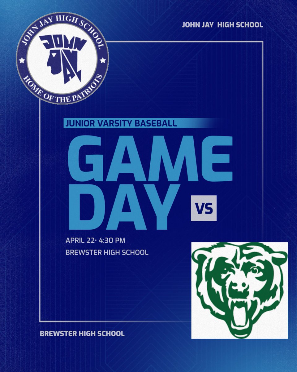 JV Pats on the road at Brewster today, 4:30pm start 💪🏼💪🏼 @JJEFpatriotball <a href="/JJEFAthletics/">JJPatriots</a> <a href="/WCSDAthletic/">WCSDAthletics</a>