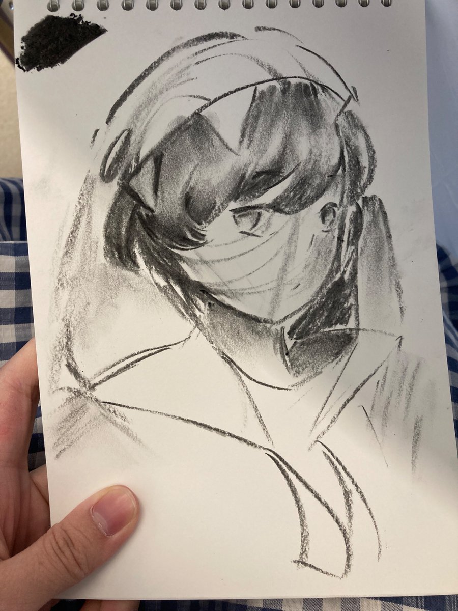 tried charcoal, some random 6yo called my art bad and im never recovering it’s time to retire