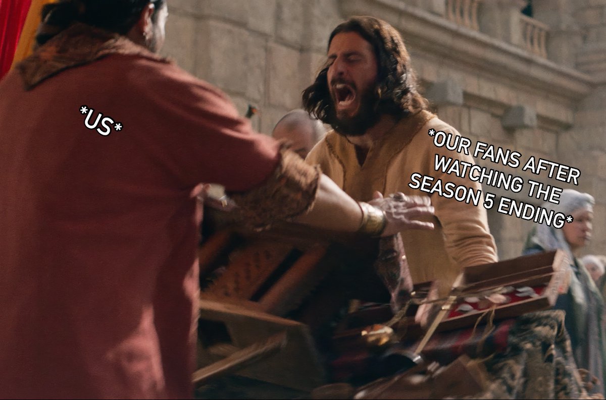 Thoughts and prayers to everyone impacted by #TheChosenLastSupper Season 5 finale.