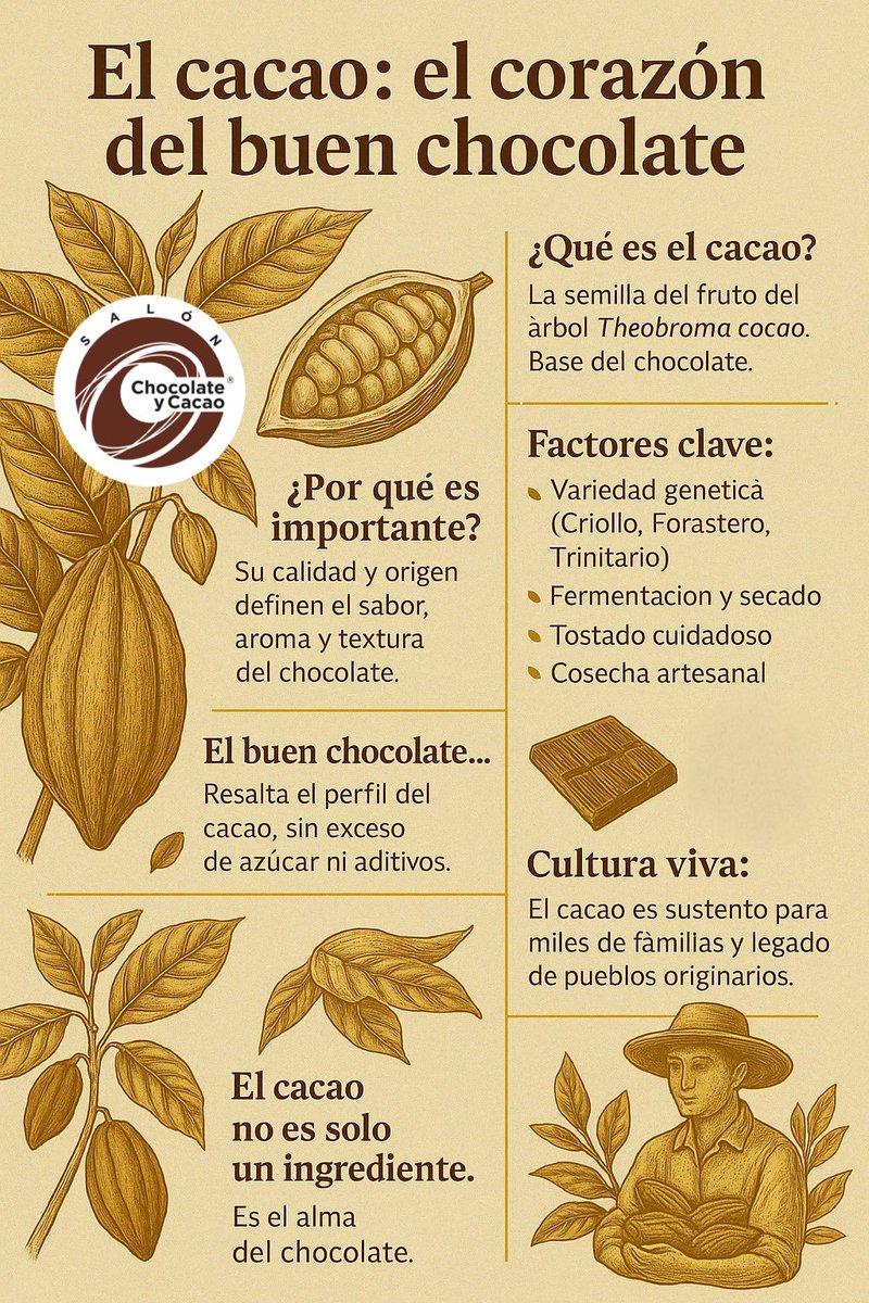 El Cacao es el corazón del buen chocolate…

#SalonChocolateYCacao #Chocolate