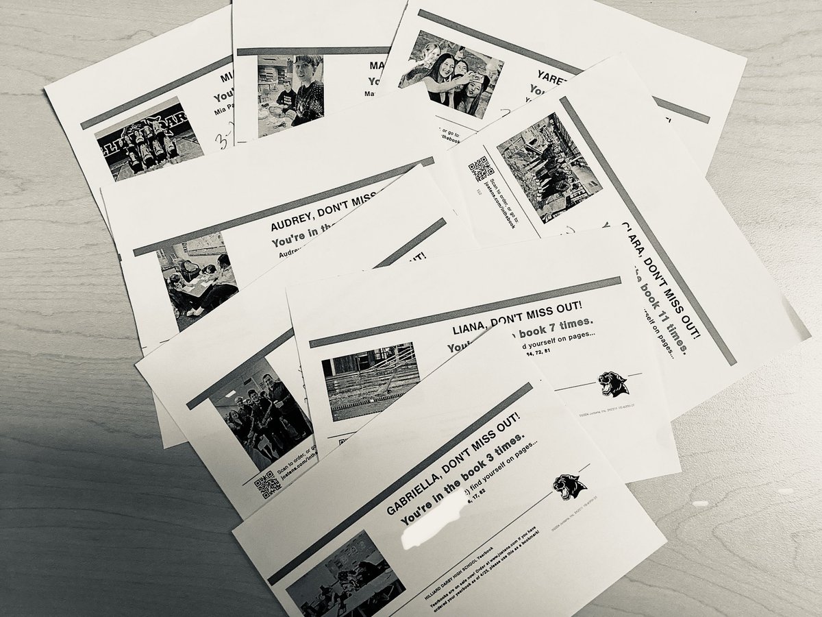 You’re in the book! The 24-25 yearbook! The best history book ever! Order before it’s too late. jostens.com