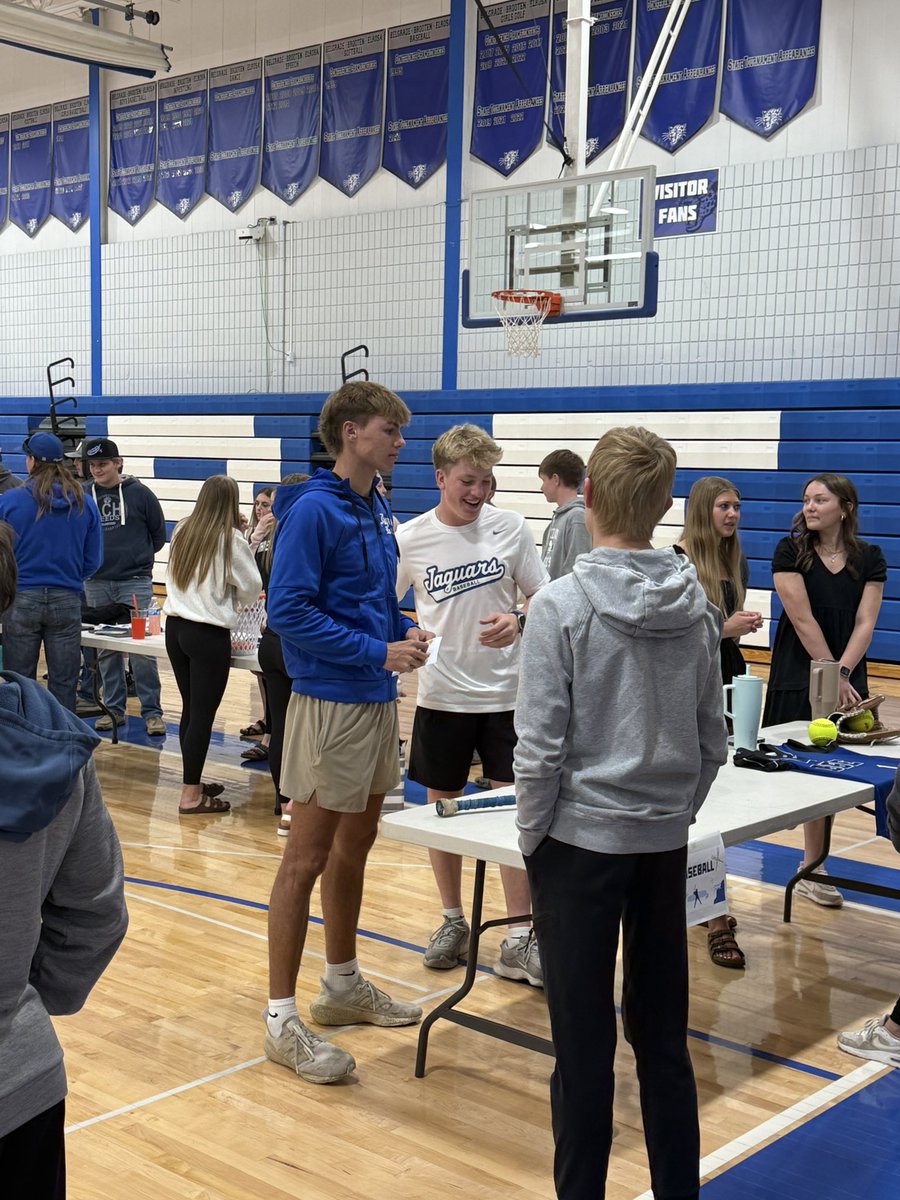 BBE Varsity Baseball (@bbebaseball) on Twitter photo Team captains <a href="/MuellerEthan12/">Ethan Mueller</a> and <a href="/SobiechHayden3/">Hayden Sobiech</a> talking with our Junior High students about to pros of playing baseball and the life lessons you can learn from the beautiful game! Phenomenal role models for our youth 💙⚾️ Team captains <a href="/MuellerEthan12/">Ethan Mueller</a> and <a href="/SobiechHayden3/">Hayden Sobiech</a> talking with our Junior High students about to pros of playing baseball and the life lessons you can learn from the beautiful game! Phenomenal role models for our youth 💙⚾️