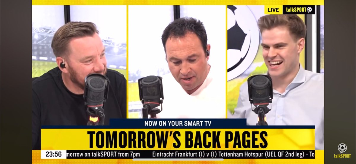 I’ve recently been featuring on various programmes for <a href="/talkSPORT/">talkSPORT</a> <a href="/TimesRadio/">Times Radio</a> and <a href="/TalkTV/">Talk</a>, discussing the day’s sporting matters.

Chuffed to bits with my career progress since going freelance in January and will be working hard to continue this trajectory in the months ahead!
