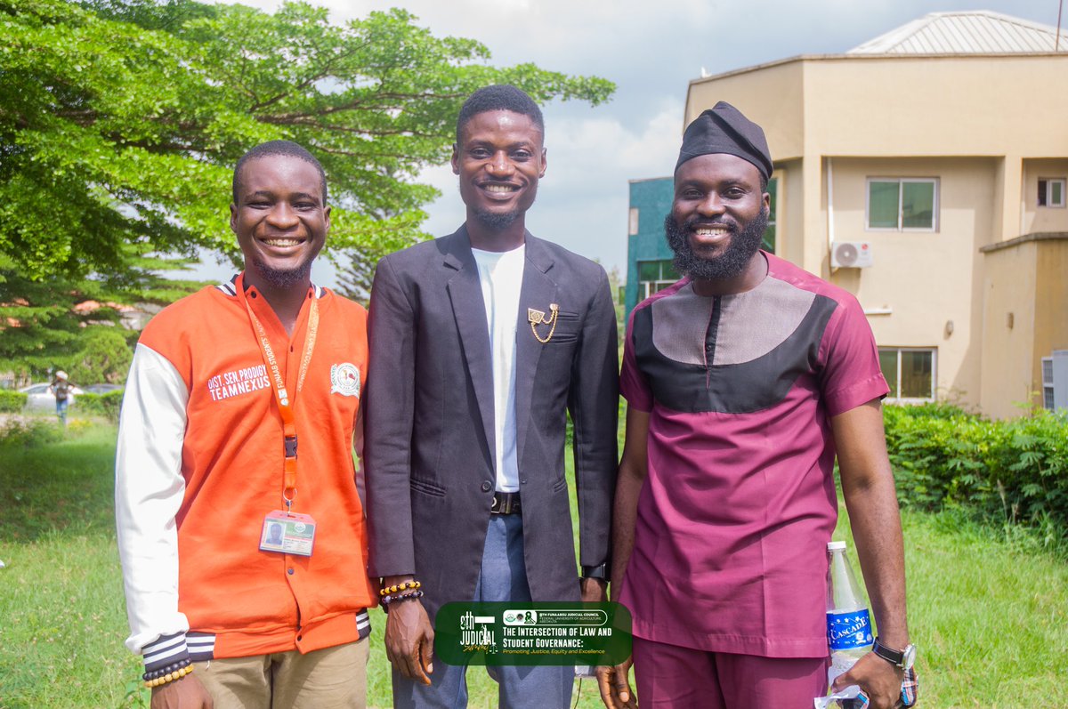 funaabsujc's tweet photo. PICTORIAL EXCERPTS FROM THE 8TH JUDICIAL SUMMIT | 16TH APRIL 2025

Our heartfelt appreciation goes to the incredible members of the Student Union, #TeamNexus

Your presence reflected the unity that defines our union.

#JudicialSummit
#FUNAABSUJudicialCouncil
#8thFJC
#TeamNexus https://t.co/WcsaVfev9l