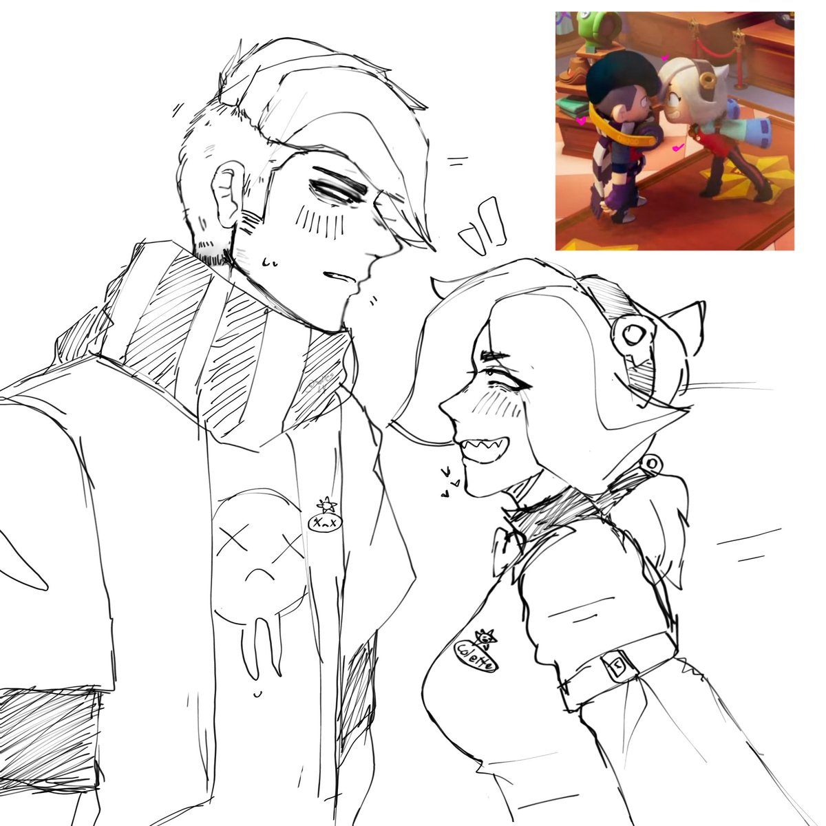 _dy7x's tweet image. more art for my beloved parents 
( i got lazy) 
#edlette #colgar