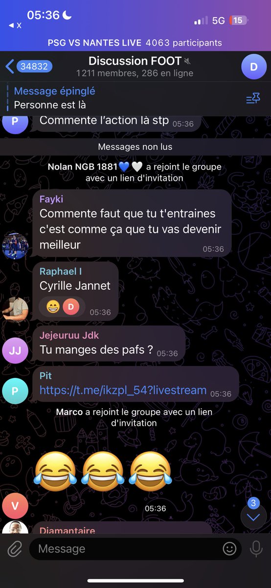 sofian_ino's tweet photo. Chui mort ça a donner un autre liens dans son live 🤣🤣🤣🤣🤣 https://t.co/k5hXmSRU4E