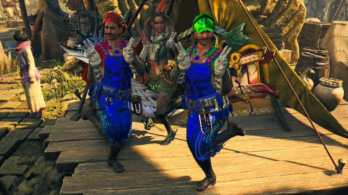 Just met mario &amp; luigi! #mhwilds